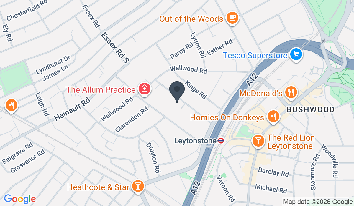Leytonstone clinic map | Kirstie Cousins - Leytonstone Osteopaths